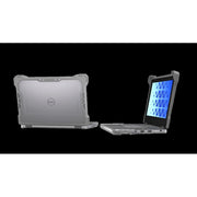 MAXCases Extreme Shell-F Slide Protective Case for Dell Latitude 3120 and 3140 Chromebook, Gray and Clear, 11.6 in, DL-ESF-3120WC-GRY