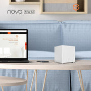 Tenda Nova MW12 Tri-Band AC2100 Whole Home Mesh Wi-Fi System, White, 3-Pack