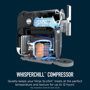 Ninja SLUSHi Frozen Drink Machine with RapidChill Technology, 96-Oz Capacity, 5 Preset Speeds, Dishwasher Safe, Silver, FS310