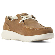 Ariat Women's Hilo Slip-On Casual Shoes, Brown Bomber, Full Grain Leather, Moc Toe Design, Lightweight FLX Foam Sole, 10038484-200