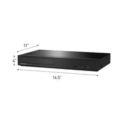 Panasonic DP-UB150-K 4K Blu Ray Player Ultra HD Premium Video Playback and Hi-Res Audio (Black)