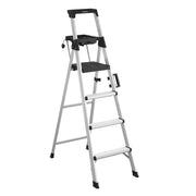 COSCO 2061AABLW Signature Series 6ft Aluminum Step Ladder, Type 1A, 300 lbs Load Capacity, Black