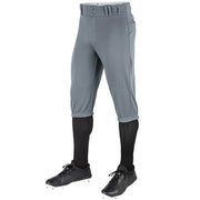 Champro Triple Crown Knicker Style Baseball Pants, Four-Way Stretch, Graphite, Medium, BP10A