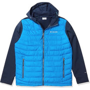 Columbia Powder Lite II Jacket for Men, Mountain Blue/Collegiate Navy, S - Washable