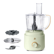 Beautiful 19675 10-Cup Food Processor with 500-Watt Motor, Extra-Wide 3-Inch Feed Tube, Sage Green