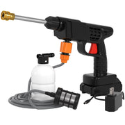 Topteng 24V Cordless Electric Pressure Washer, Portable High Pressure Spray Water Gun with Rechargeable Batteries and Tool Box, 377 PSI, H008-007-US