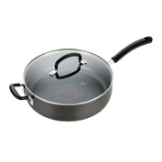 T-Fal Ultimate Hard Anodized Nonstick 5 Qt Jumbo Cooker with Riveted Silicone Handles, Oven Safe Grey 32406064287
