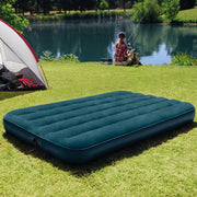 Intex Dura-Beam Downy Air Mattress, Full Size, 10in Bed Height, Fiber-Tech Construction, 600lb Capacity, Green, 64758E