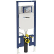 Geberit Duofix Dual Flush In-Wall Toilet Tank Carrier, Adjustable Height 15-19 in, White, 111.597.00.1