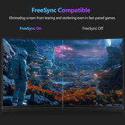 Z Z-Edge UG27Q 27-inch Curved Gaming Monitor 16:9 2560x1440 165/144Hz 1ms Frameless LED Gaming Monitor, AMD Freesync Premium Display Port HDMI