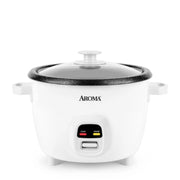 Aroma ARC-860NGP Rice Cooker 20-Cup Electric Rice Cooker White