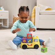 VTech Baby Beep & Go Blocks Interactive Animal Toy with Light-Up Number Button, Multi-Color, Ages 6 Months and Up