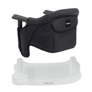 Inglesina Fast Table Chair Hook-On Portable High Chair with Snap-On Fast Dining Tray Black