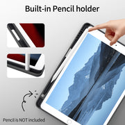 KVTVOU Tablet Keyboard Case with Detachable Wireless Bluetooth Keyboard, Pencil Holder, Stand Folio, Black for iPad 9th/8th/7th Generation 10.2 Inch