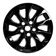 Coast To Coast Impostor Automotive Wheel Covers, Gloss Black, 16 Inch, 5 Double Spokes, Snap-On, ABS Plastic, Set of 4, IMP465BLK