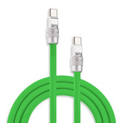 Chubby Cable KS-GN-CC-2m 240W Classic Color Quick Charge 2.0 Cable, 6.6 Feet, USB-C to USB-C Charging and Data Sync Cable, Green