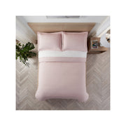 Serta Supersoft Cooling 3-Pc. Duvet Cover Set - DUSTY PINK ONE SIZE