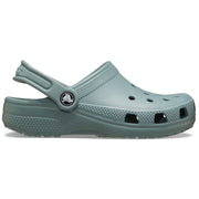 Crocs Classic Clogs Kids Footwear Lightweight Waterproof with Pivoting Heel Strap Pond Green Size 2 206991-3YO-J2