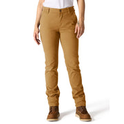 Carhartt Women's Rugged Flex Relaxed Fit Canvas Work Utility Pants, Carhartt Brown, Size 10 Short, 105113-BRN-10S