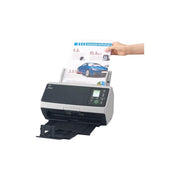 Ricoh Fujitsu fi-8170 Color Duplex Document Scanner, 600 dpi, 100-Page ADF, USB and Ethernet, Black Beige, PA03810-B055