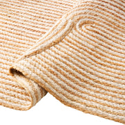 VCNY Home BD6-ARU-2745-WM Beautiful Natural Braided Jute Indoor Scatter Rug, Off-White, 27 x 45 in