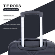 Tripcomp 2302-2Black 2 Pcs Hardside Suitcase with Spinner Wheels Lightweight Carry On Luggage, Black, 14