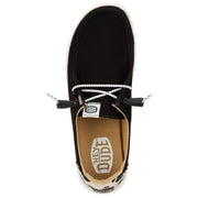 HEYDUDE Wendy Leopard Casual Shoes for Ladies - Black Leopard - 8M