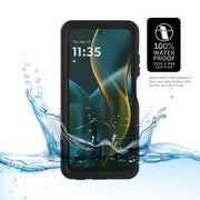 Body Glove 100139384 Tidal Waterproof Slim Phone Case for Motorola moto g 2025 - Black
