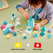LEGO DUPLO Disney Frozen Creative Box with Elsa and Olaf, 37-Piece Building Set for Toddlers, Ages 2+, 6585487