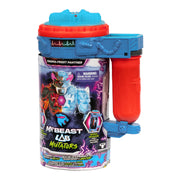 Moose Toys MrBeast Lab Hyper Fusion Mutators Lightning Panther Action Figure, 5.5 in, Over 20 Points of Articulation, Interactive Reveal Process, Multicolor, 25007