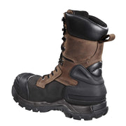 Carhartt CMC1259 10'' Safety Toe Waterproof Insulated Pac Boots for Men - Brown/Black - 14 M