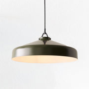 28'' Premium Metal Pendant Light, Olive
