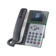 Poly CCX 350 VoIP Phone with Microsoft Teams Integration, Corded, Desktop and Wall Mountable, Black, Dual RJ-45 Network Ports with PoE, 848Z7AA