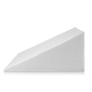 Abco Tech Bed Wedge Pillow, Memory Foam, Neck and Back Pain Relief, 7.5in Height, Washable Cover, White, ABC2235