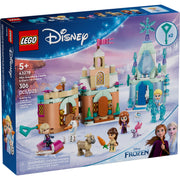 LEGO 43278 Disney Frozen Mini Arendelle Castle and Elsas Ice Palace, 306 Pieces, Includes 9 Characters, Ages 5+, Model 43278