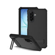 Onn Rugged Phone Case with Kickstand, Military-Grade Drop Protection, Black, Compatible with Samsung Galaxy A17 5G