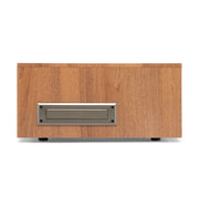 Victrola Venture Vista 5-in-1 Music Center, Oak, Mid-Century Modern Turntable with Bluetooth, CD Player, Built-In Stereo Speakers