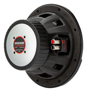 Kicker CompR 8-Inch Dual 4 Ohm DVC Car Audio Subwoofer, 600W Peak Power, Black, 48CWR84