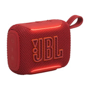 JBL Go 5 Portable Bluetooth Speaker, IP68 Waterproof and Dustproof, Drop-Proof, Ambient Edge Lighting, 10-Hour Battery Life, Red