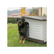 Ferplast 87255099 Dog Villa Medium Dog House w/ Folding Porch M