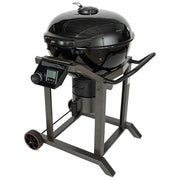 LOCO 22 in. SmartTemp Kettle Charcoal Grill in Black with Stand