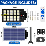 Bjsuc Solar Street Light LED Security Street Outdoor Courtyard Lights
