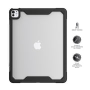 Body Glove 100141681 Slim Rugged Tablet Case for iPad Air 13 and iPad Pro 12.9, Black/Clear, Hard Polycarbonate and TPU, Drop Protection up to 6 Feet