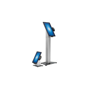 Elo Touch Paypoint Slim Floor Mount for Touchscreen Monitors, Supports 15 to 22 Inch I-Series, Cradle, Barcode Reader, Fingerprint Reader, Webcam Compatible, Black Silver, E514881