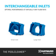 Hayward Poolvergnuegen Automatic Suction Pool Cleaner, Self-Adjusting Turbine, 2-Wheel, Gray, for In-Ground Pools up to 16 x 32 ft, W3PVS20GST