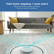 SharkNinja RV2302AE IQ Robot Vacuum with Bagless 60 Day Capacity Base, Multi-Surface Cleaning, Home Mapping