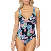 Leilani 1-Piece Swimsuit for Ladies, Poolside Paisley, 14