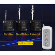 VIPQV L001-A085-US-2Pcs~008wal2 Cold Spark Machine, 2-Pack, 700W Output, Adjustable Height 5-13ft, Advanced DMX Control System, LED Screen, Portable Handle