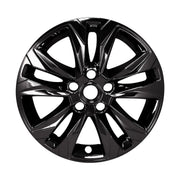 Coast To Coast Impostor Automotive Wheel Cover, Gloss Black, 17 Inch, 5 Double Spokes, Snap-On, Set of 4, IMP469BLK