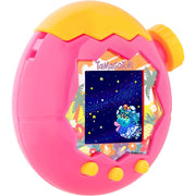 Bandai Namco Tamagotchi Paradise Orange Tropics Interactive Virtual Pet Toy with Zoom Dial, Multi-Language Support, Battery Powered, 43425